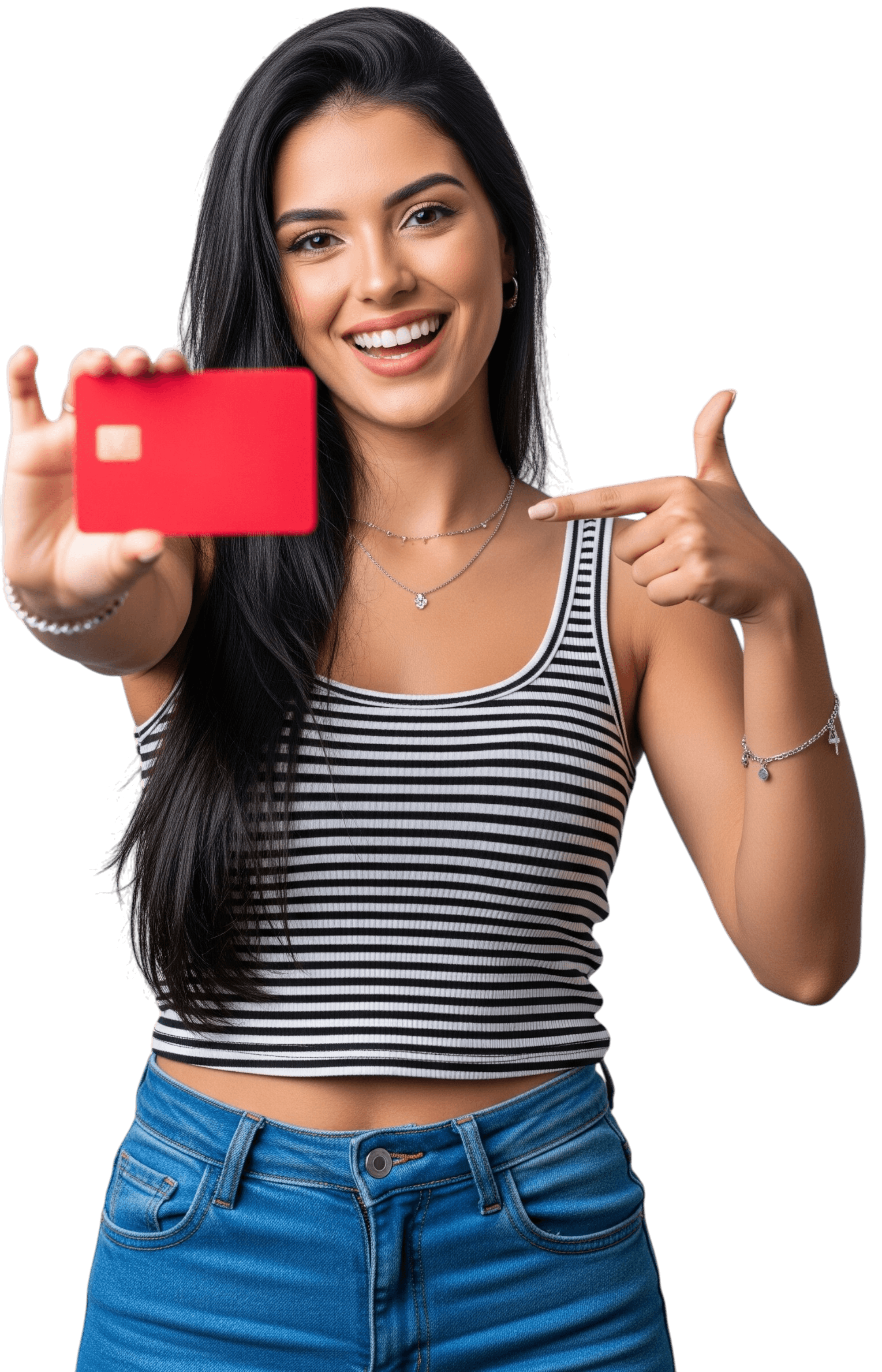 Cartão vermelho sendo segurado